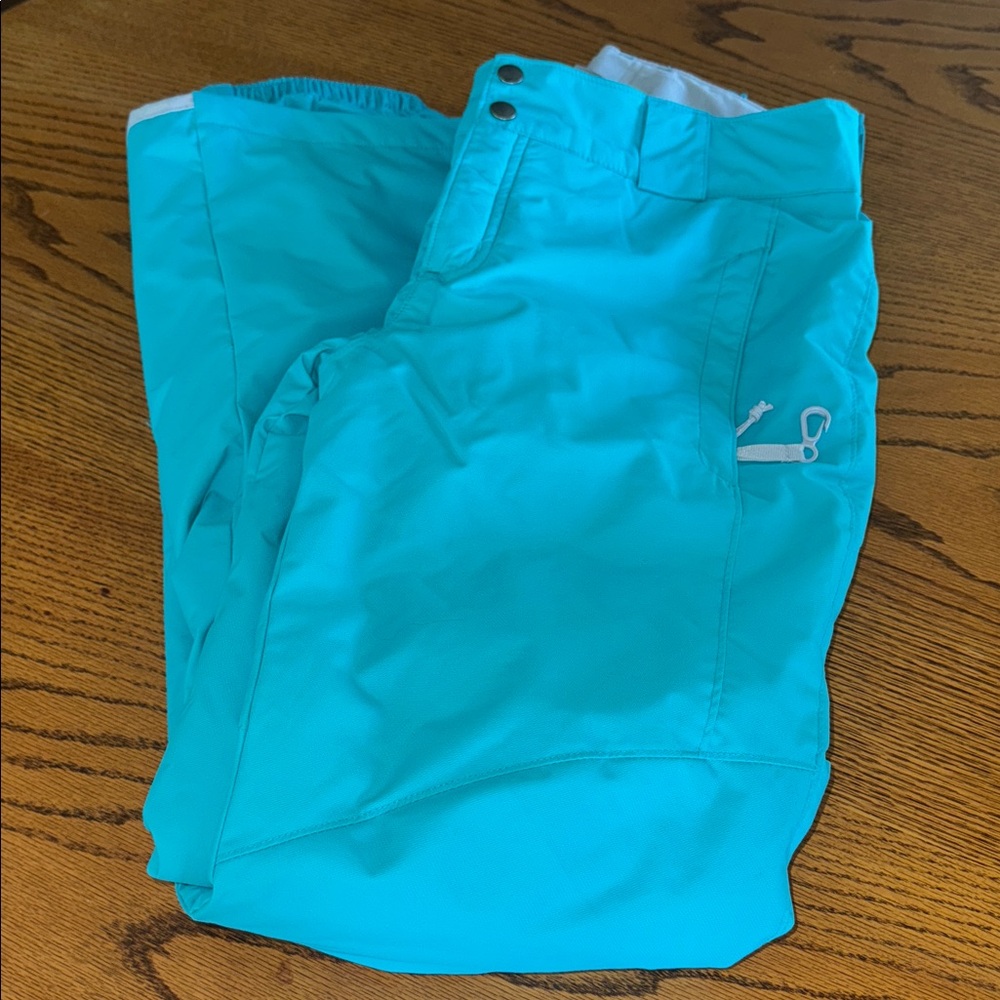 Columbia Teal Snow Pants